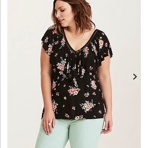 Torrid cotton floral